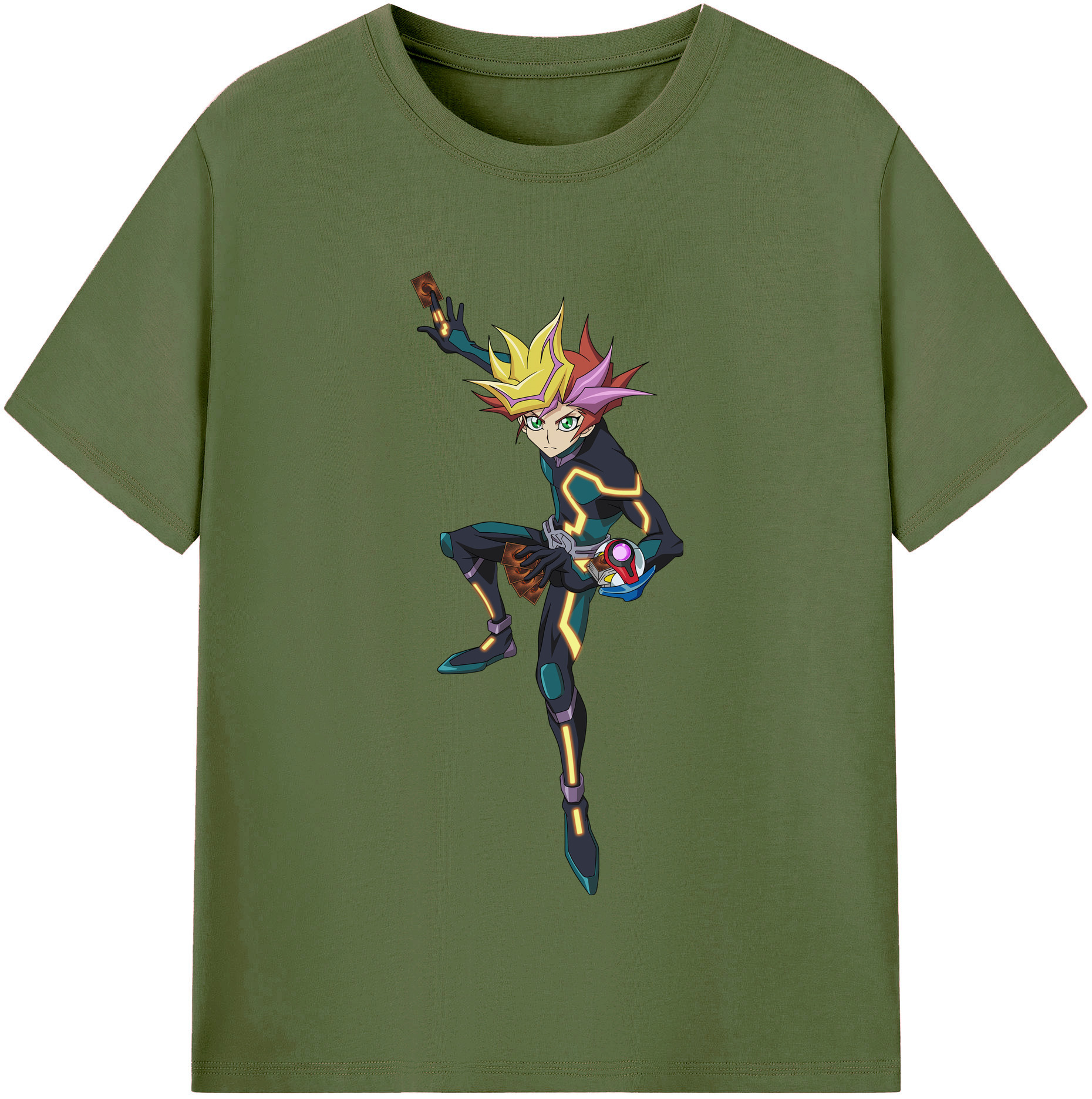 （画像用） 遊☆戯☆王 Yu-Gi-Oh! 綿100％半袖Tシャツ（フロントプリント）